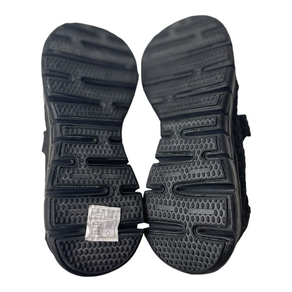 Skechers Synergy Women’s Black Open Toe Weave Memory Foam Sandals - Picture 6 of 9